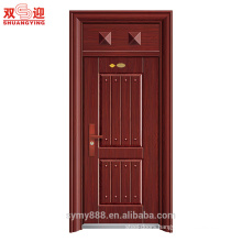 Wholesale steel security door price Anti theft hotel room door with door head